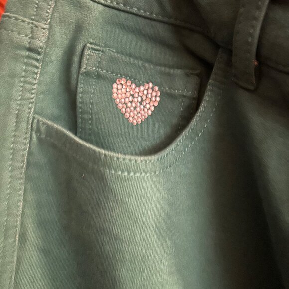 Emerald Green Dream Jeannes by Quacker Factory - Picture 2 of 7